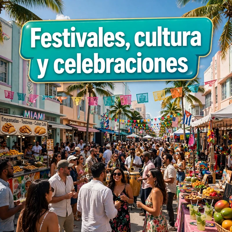 Agenda Festivales, cultura y celebraciones Miami